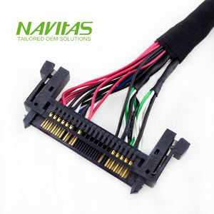 Câble de raccordement d'interface d'affichage OEM 41 broches, faisceau de câbles multiconducteurs 28AWG pour connexion de panneau LCD - Product Image 2