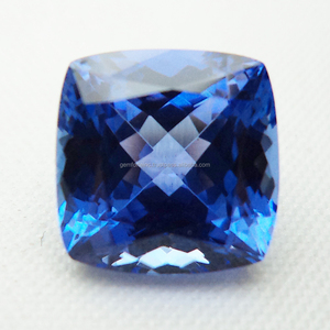 Coussin ovale en pierre précieuse de tanzanite naturelle Trillion de formes Taille personnalisée Pierre taillée à facettes Prix de gros par carat Tanzanite - Product Image 4