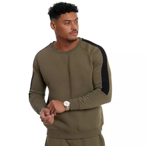 Sudadera de Algodón Ecológico Estilo Urbano para Hombre, Cuello Redondo, Estampado Personalizado en Serigrafía, Tejido Lavado, para Exteriores - Product Image 1