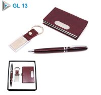 Set de Regalo Corporativo al por Mayor de Moda, Cuaderno de Cuero Genuino a Precio Económico para Promociones Empresariales, Regalos Ejecutivos de Agradecimiento