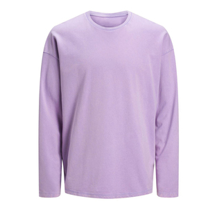 Nueva Llegada, Sudaderas 100% Algodón, Transpirables, de Secado Rápido, Lisas, Teñidas, Bordado Digital, Personalizadas, Sudadera de Cuello Redondo para Hombre - Product Image 1