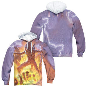 Sudadera con capucha para hombre, con estampado personalizado, de Color, con bolsillo canguro y cordón ajustable - Product Image 2