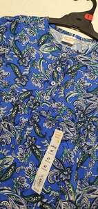 Blusas de Algodón Casuales con Estampados Florales de Manga Corta para Adolescentes, Excedentes de Ropa de Marca de la Marca Overstock Apparels - Product Image 6