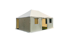 Tenda Safari tahan air mewah dengan bingkai besi Akomodasi terbaik untuk resor luar ruangan dijual!