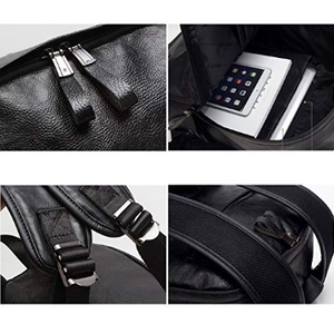 Export Quality Light Weight Stylish Genuine waterproof PU Leather <b>Backpack</b> for Men & <b>Women</b> from India - Product Image 4