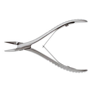 Thwaite 5.75 Inches Nail Nipper <b>Pointed</b> Cutting Jaw with Grooved Handles Ingrown Nail Cutter for <b>Toes</b> Beauty Care Eco-Friendly - Product Image 1