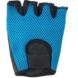 Motown Motorbike Equipment Leather Half Finger Breathable Motorcycle Racing Gloves Black Waterproof UV Protection Non-Slip - Product Image 1