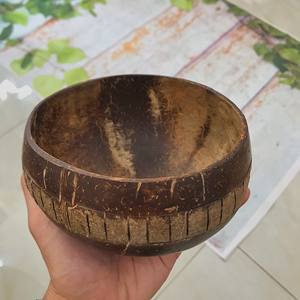Tazón de madera de cáscara de coco de logotipo personalizado para ensalada ACAI batido tazón de fuente ECO artesanía productos útil tazón - Product Image 2