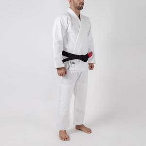 Blanco liso brasileño jiu jitsu gi para los hombres y las mujeres de bjj gi blanco jiu jitsu kimonos en precio barato logotipos personalizados - Product Image 4