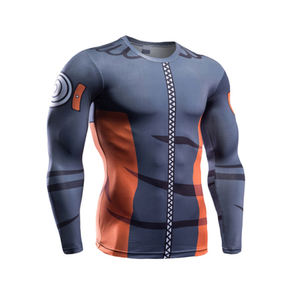 Rashguard MMA Professionnel Personnalisé avec Logo - Séchage Rapide, Impression Numérique par Sublimation, Polyester/Nylon, Manches Longues/Courtes, Unisexe - Product Image 1