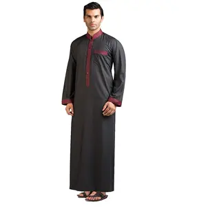 Nova pajama de roupas musculinas árabe thobe blusa masculina para design kurta