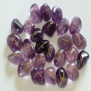 Ensemble de runes d'aventurine verte naturelle vente en gros de pierres précieuses de guérison cristal Agate Aventurine verte ensembles de pierres runiques - Product Image 5