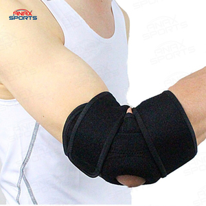 Venta superior Unisex gimnasio tejido codo manga de compresión logotipo personalizado calidad garantizada hecha de neopreno al por mayor - Product Image 4