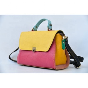 New Handcrafted Genuine Recycled Leather <b>Sling</b> <b>Bags</b> Stylish Women Animal Print Leather Crossbody <b>Bag</b> Casual Multicolor <b>Bag</b> - Product Image 2