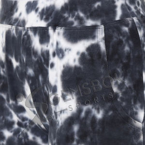 ชุดวอร์มมัดย้อมสำหรับผู้หญิงเสื้อสเวตเตอร์มีฮู้ดสำหรับวิ่งจ็อกเกอร์เอวมีเชือกดึงกางเกงลำลองกราฟิกแบบสวมหัว - Product Image 6