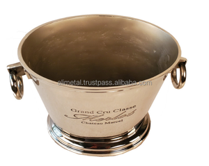 Seau à glace vintage en Aluminium pour Champagne, pour vin, vin, bière, refroidisseur pour fêtes à l'intérieur et à l'extérieur, à toutes occasions - Product Image 6