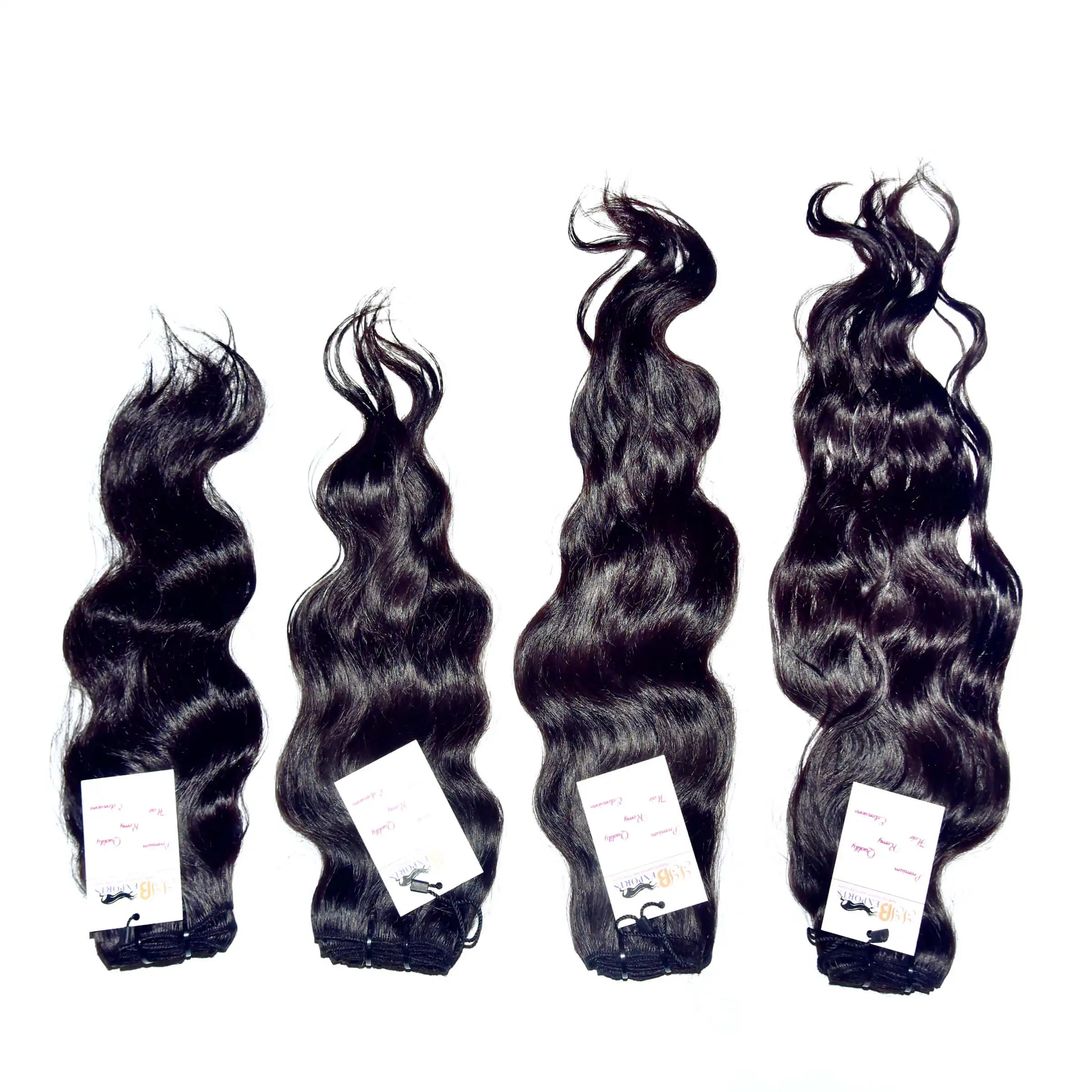Raw Unprocessed Natural Remy Indian Virgin Human Hair Straight wavy Curly Bulk Hair Supplier Wholesale, manufacturer & Exporter