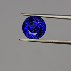 สีธรรมชาติด้านบนและที่มีคุณภาพสูงรอบรูปร่าง5.80กะรัต Tanzanite พลอยหลวมโดย Sadiya นานาชาติ - Product Image 2