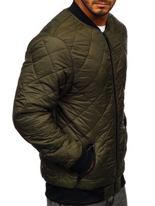 Men's High Street Style Casual Winter Bomber <b>Jacket</b> Custom Color Best Quality <b>Padded</b> Stand Collar for Outdoor Use - Product Image 3