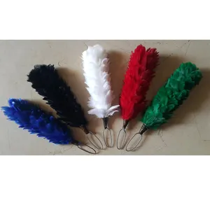 Red Colorido pena hackle para boina chapéus Alta qualidade toda venda preço Revendedor para plumas de penas de pato