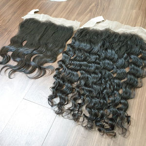 Venta al por mayor 13x4 HD para Virgin Remy Hair Extension Black Women Vietnam Human Wave/Body Luxury Style Todos los colores - Product Image 1