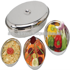 Plato Ovalado para Curry de Acero con Tapa - Product Image 2