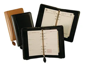 Real leather Organizer with zip closure & provision to hold notepad with 6 rings at best price wholesale 2023