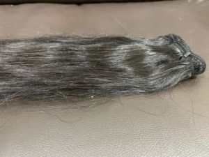VENTE DE VACANCES sur EXTENSIONS DE CHEVEUX HUMAINS INDIENS NATURELS VIERGES Remy et FERMETURES LACETS 5X5 Silky Straight Wave PRODUITS DE VENTE CHAUD! - Product Image 2