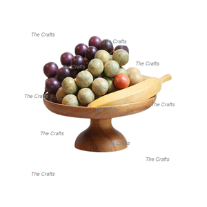 Tazón de madera para servir frutas y verduras, tazón de comida para uso en el hogar, Hotel y restaurante, tazón de frutas a un precio razonable - Product Image 3