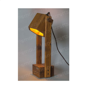 Lampe de table en bois à la mode, 2020, nouveau design, à haute demande, au meilleur prix, fabricant et exportation de l'inde - Product Image 1