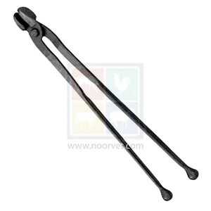 Fire Tongs 1/2 Inch Corbin Steel. Black Costed Blacksmith Tongs