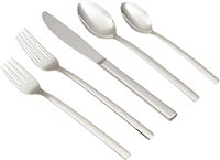 Ensemble de couverts en acier inoxydable plaqué de haute qualité, 20 pièces, design à manche droit, best-seller pour un usage quotidien en hôtel, élégant