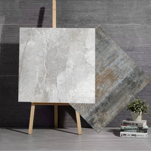 Carreaux de sol en porcelaine modernes effet brique métallique émaillée 1200x1200mm pour un confort intérieur - Product Image 1