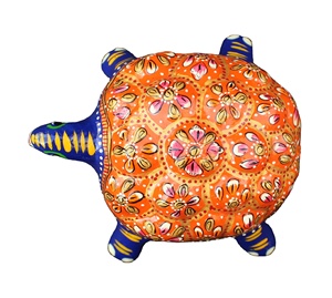 งานฝีมือโลหะนิรมลา งานฝีมือมีนาคารี รูปปั้นเต่า งานเคลือบมือทำ งานฝีมือเคลือบเงา งานเฟิงสุ่ย รูปปั้นกัชวา เสริมสิริมงคล - Product Image 4