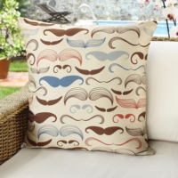 Sarung Bantal Lempar 100% Poliester dengan Motif Daun Kartun Bergaris Geometris Tenun Jacquard Modern, Hewan, dan Titik-titik Laut untuk Rumah dan Hotel