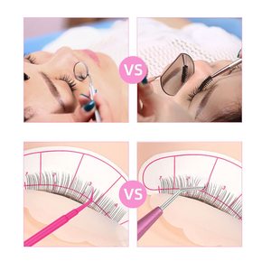 Single <b>Large</b> Square Stainless Steel Custom Color Custom Logo <b>Magnifying</b> Makeup <b>Mirror</b> Personalized Eyelash Examination Tool - Product Image 4