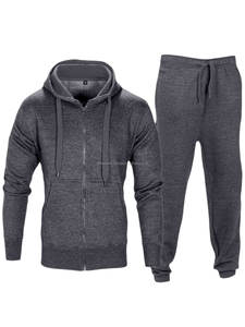 Los hombres de alta calidad de 100% algodón Fleece jogging/deportes/formación de chándal - Product Image 4