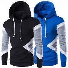 Pull à capuche pour hommes, à la mode, couleur personnalisée, en Polyester/coton, sans doublure - Product Image 3