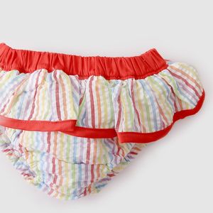 BB1536 filles décontracté créature de la mer smocké Bikini coton & Seersucker tissu mélange Style tailles 2T & 3T-vente en gros - Product Image 5