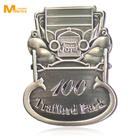 Pin Personalizado 3D de Aleación de Zinc Chapado en Oro para Regalos Empresariales