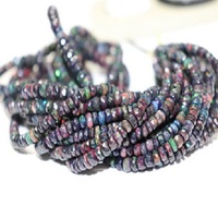 Cuentas de Labradorita Facetadas de Alta Calidad, Corte Brillante, 3.5mm, Multicolor, Efecto Fuego, Gema Natural para Joyería, Excelente Calidad, Sueltas