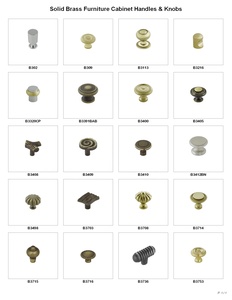 Lanceur de meuble en laiton massif, accessoire pour tiroir, quincaillerie - Product Image 3