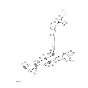 Tractor Snap Ring Part R120797 <b>Iron</b> Material Used for Farm Equipment Gearbox Shaft Bearing Tires High Quality Durable - Product Image 3