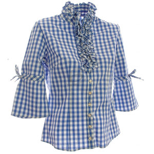 2021 femmes vêtements femmes grande taille Polyester coton à manches longues chemise Western à carreaux chemise à carreaux pour unisexe 2024 - Product Image 1