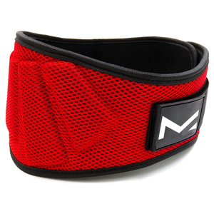 Cinturón de levantamiento de pesas para hombre y mujer, cinturón de levantamiento de pesas de 6 pulgadas, rojo, S, M, L, XL, todas las tallas disponibles - Product Image 1