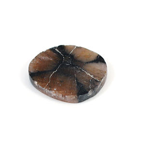 Sanatona 29,55 Cts Freeform Flat Chiastolite Piedra preciosa suelta 27x23mm Piedra natural - Product Image 2