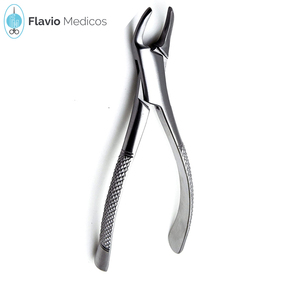 High Quality <b>Extracting</b> Tooth Forceps Three Root On Side Stainless Steel Dental Instruments - Product Image 5