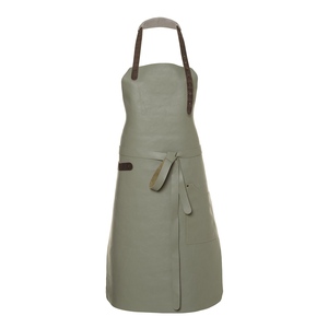 Tablier à bretelles en cuir réglables, Logo personnalisé, pour atelier, cuisine, barbecue, pour femmes - Product Image 1