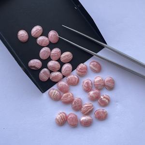 Cabujón calibrado ovalado liso de piedra Rodocrosita Natural de 8mm y 10mm de proveedor a granel a precio mayorista para la fabricación de joyas - Product Image 5