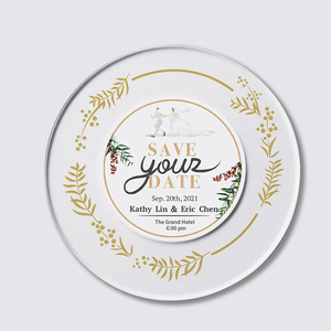 Tarjeta de Invitación de Boda de Acrílico LED Personalizada con Estilo Brillante para Guardar la Fecha - Product Image 2